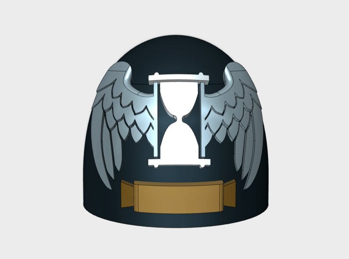 10x Mori Tempus w/Scroll - G:5a Shoulder Pads 3d printed