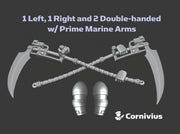 4x War Scythe: Reaper - Prime Set 3d printed