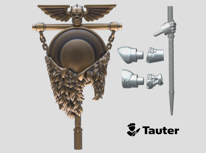 Beast Pelt - Battle Standard 3d printed