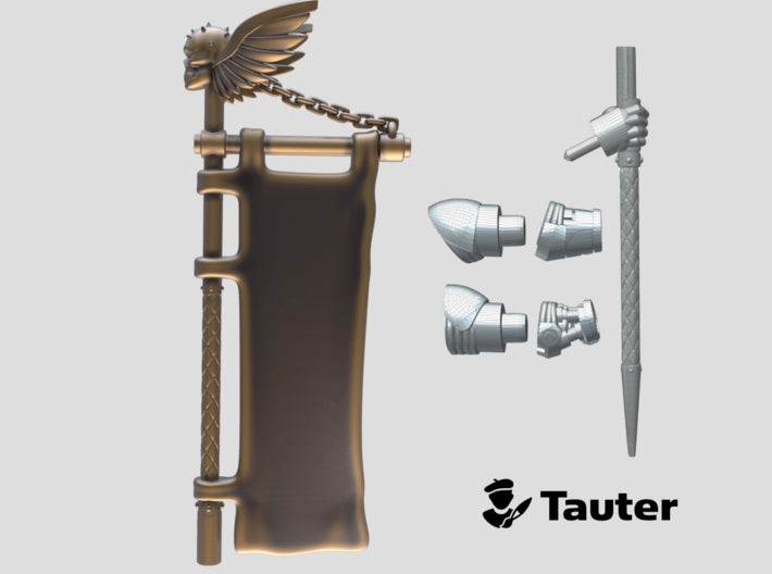 Asian Banner - Battle Standard	 3d printed