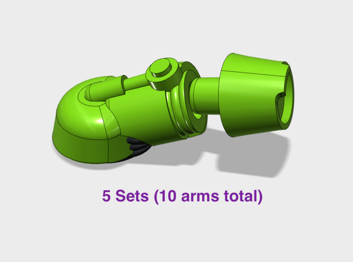 5x Loyal - Adjustable Terminator Arms 3d printed