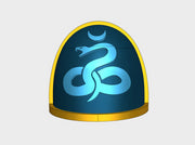 10x Cult of Destruction - G:4a Shoulder Pads 3d printed