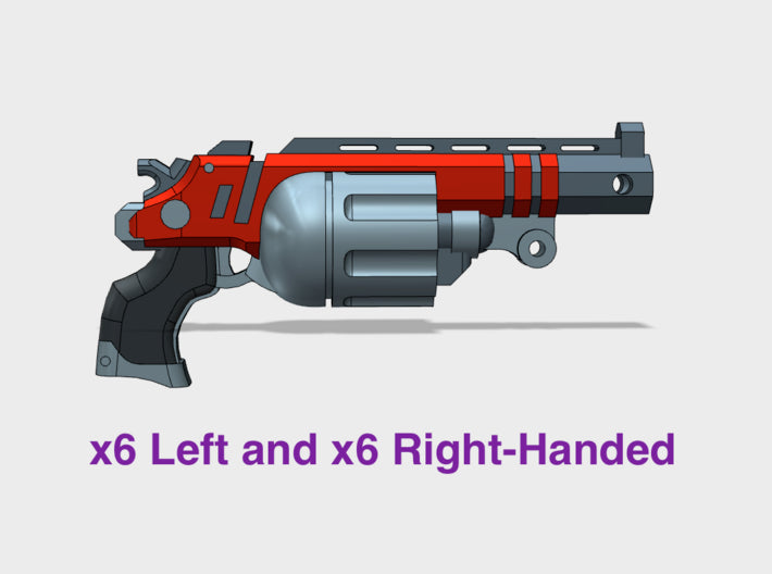 12x C:45 Bolt Revolver (L&amp;R) 3d printed