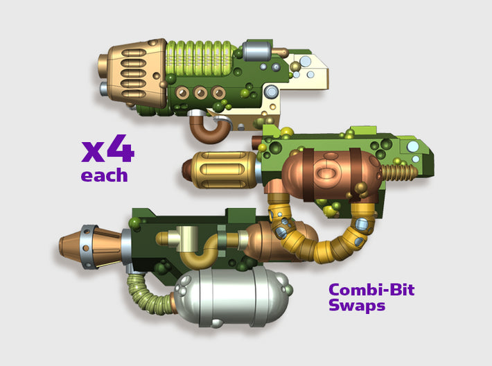 Combi-Combo : Plague Terminator Bit-Swap 3d printed
