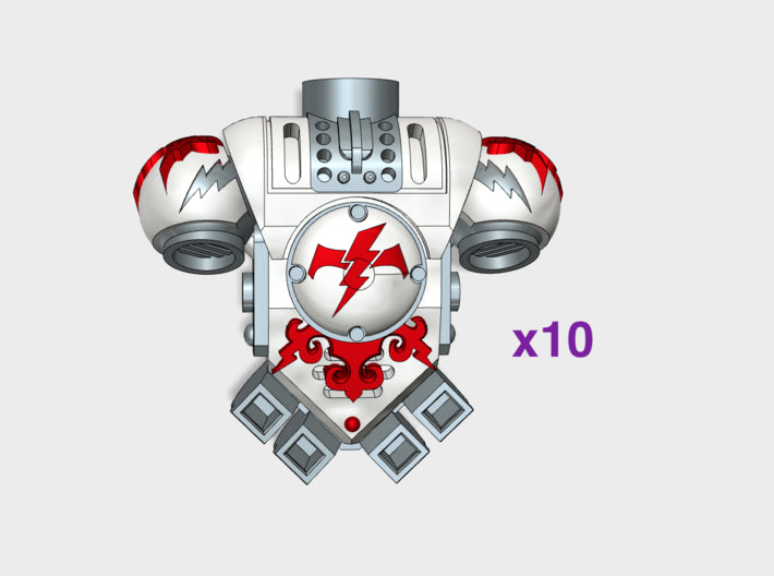 10x Storm Scars - Prime:1 Mag. Vexilla PACs 3d printed