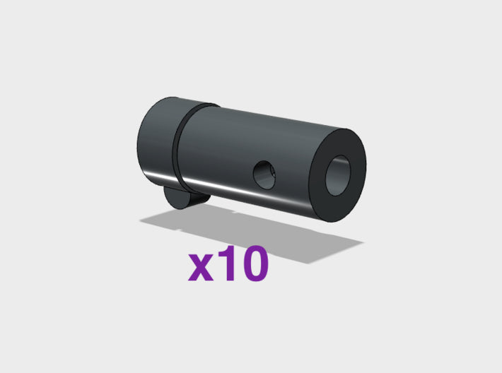Prime 1: Silencer Addon 3d printed Small = 10x | Med. = 20x