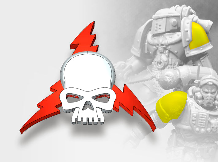 60x Storm Lords - Small Convex Insignias (5mm) 3d printed