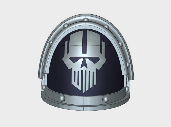 10x Iron Heads - G:3a Shoulder Pads 3d printed