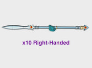10x Right-handed Energy Spear: Lagavullun (PM) 3d printed