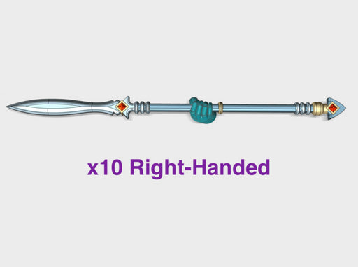 10x Right-handed Energy Spear: Lagavullun (PM) 3d printed