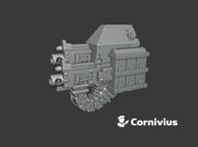 Base - Mortis Dread: Heavy Bolters (Left) 3d printed