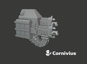 Base - Mortis Dread: Heavy Bolters (Right) 3d printed