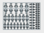 Plague Fly - Flat Vehicle Insignia pack 3d printed