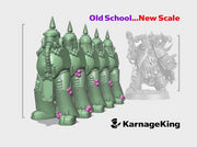 5x Old-School Decay Trooper - Body Set 1 3d printed