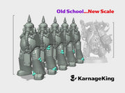 5x Old-School Decay Trooper - Body Set 4 3d printed