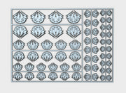 Steel Tarantulas - Flat Vehicle Insignia pack 3d printed