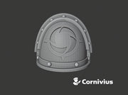 10x Light Bringers - G:3a Shoulder Pads 3d printed