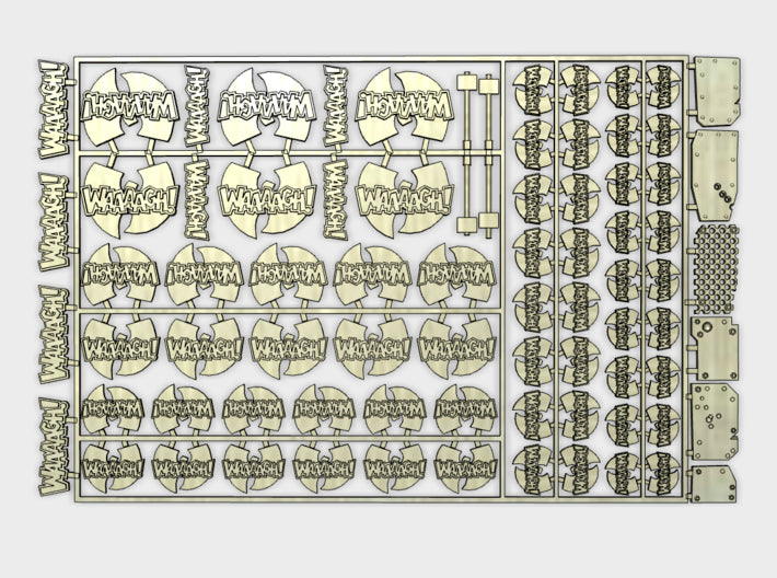 Waaagh Tang - Clan Branding Kit 3d printed