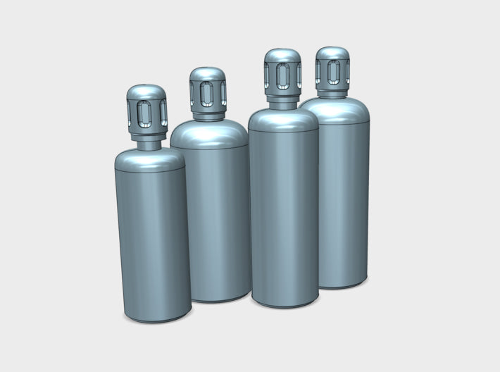 22x Looted Bitz: Gas Bottles 3d printed