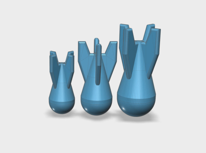 24x Biga'Droppa: Orc Bombs 3d printed