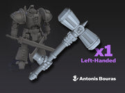 Arch Battleknight: Deamon Mauler (Left) 3d printed