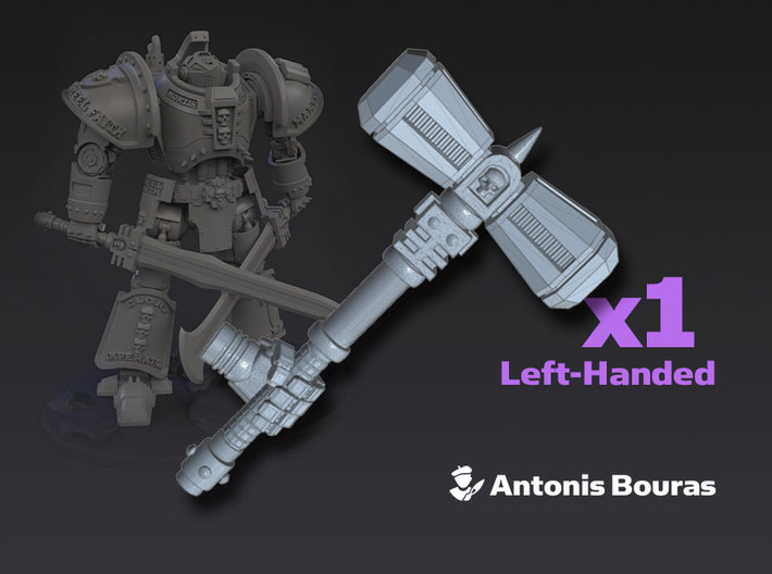 Arch Battleknight: Deamon Mauler (Left) 3d printed