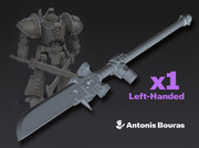 Arch Battleknight: Deamon Glaive (Left) 3d printed