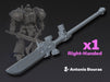 Arch Battleknight: Deamon Impaler (Right) 3d printed