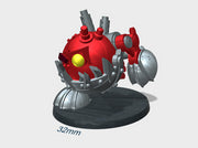 Boomer : Robo-Squib (32mm) 3d printed Small = 1 Robo-Squib | Medium = 2 Robo-Squibs | Large = 4 Robo-Squibs