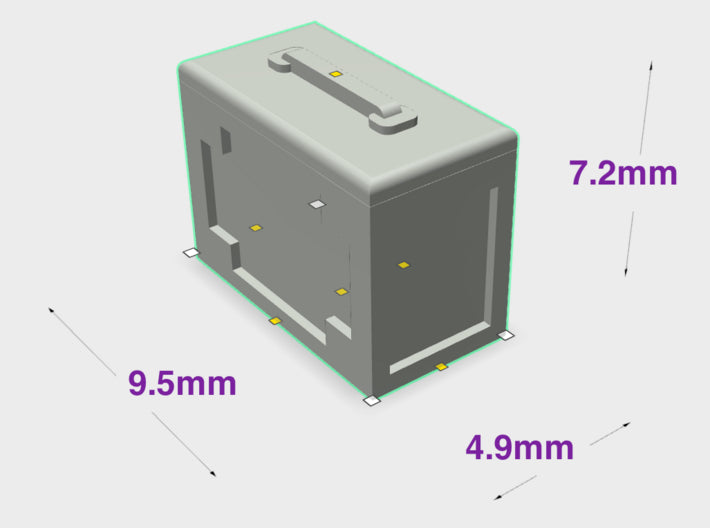 Standard : Light Ammo Cases 3d printed