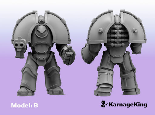 ST:1 Invader Armor - Base Model:B 3d printed