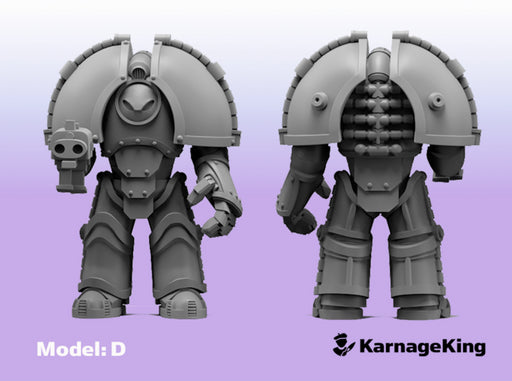 ST:1 Invader Armor - Base Model:D 3d printed