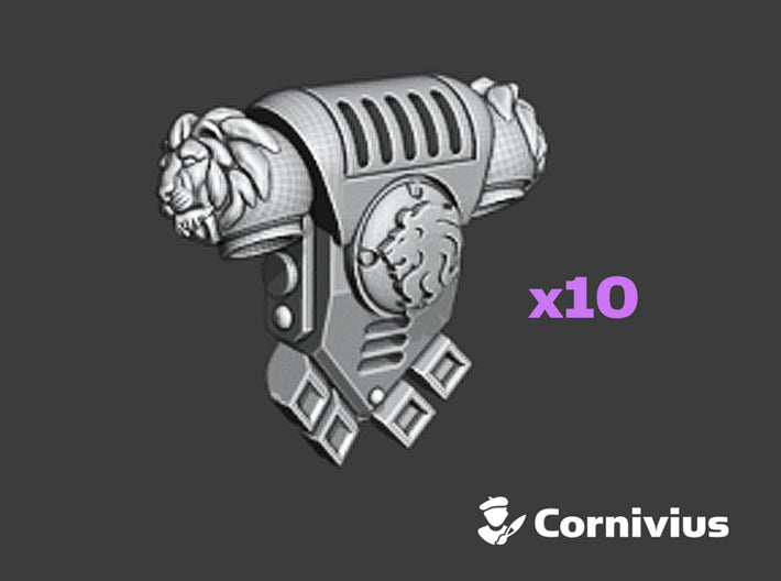 10x Celestial Lions - Prime:1 PACs 3d printed