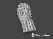 Lion Head: Atlas Pat. Headplate 3d printed