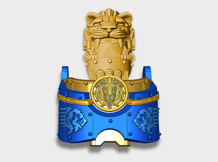 Celestial Lions: Atlas Sarcophagus Set (1) 3d printed