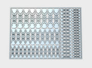 Silver Skulls - Flat Vehicle Insignia pack 3d printed