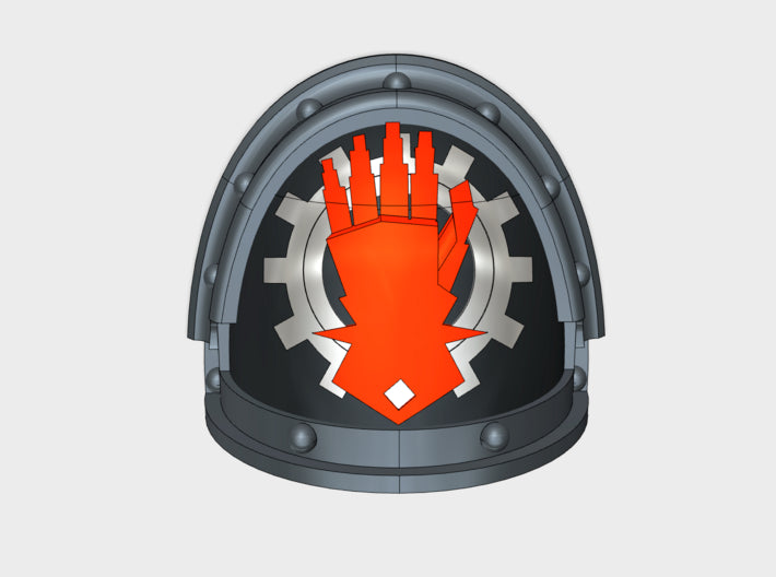 10x Machinists - G:3a Shoulder Pads 3d printed