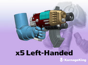5x ST:1 Left Plasfire Bowgun 3d printed