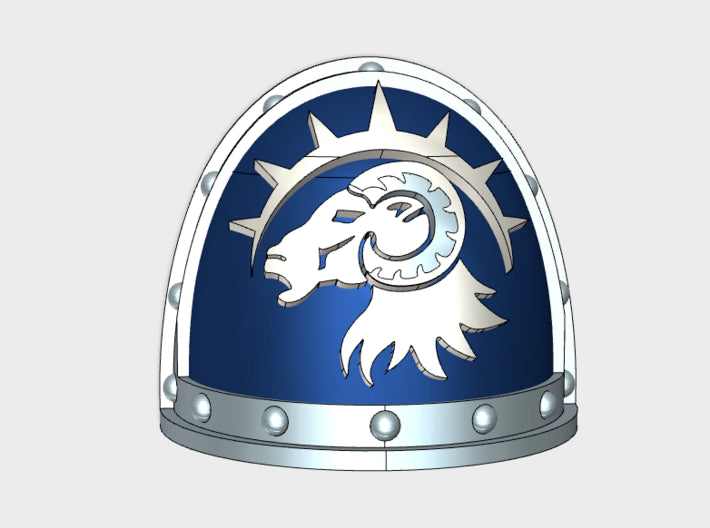 10x Sons of Isaac - G:2a Shoulder Pads 3d printed