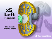 5x ST Vronti Shields: Zeus (Insignia-Ready) 3d printed These arms will fit into any ST:1 Terminator torsos.