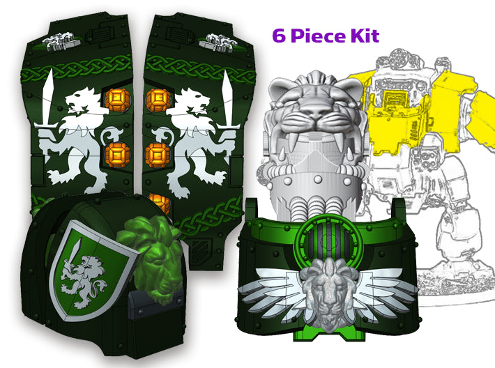 Disciples of Caliban : Full Atlas Pattern Kit 3d printed