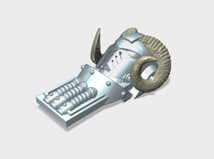 Rams Horn : Atlas Pat. Headplate 3d printed