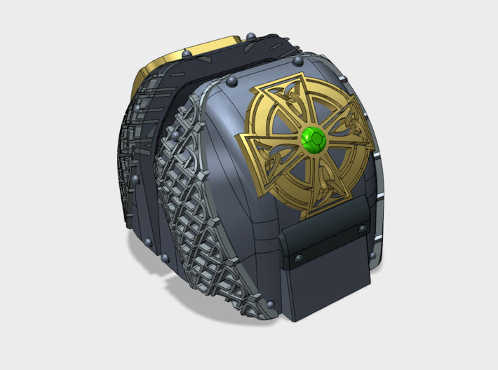 Celtic Cross: Atlas Pat. Shoulders 3d printed