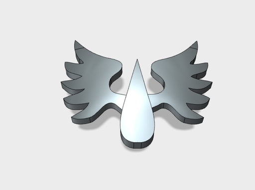 60x Winged Tear - Shoulder Insignia pack 3d printed
