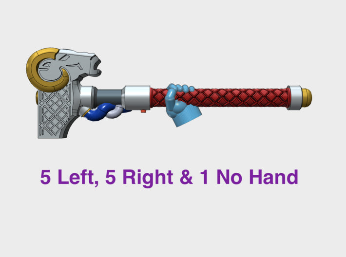 11x Energy Hammer: Aries 3d printed