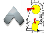 20x Base Support - Tiny Convex Insignias (3mm) 3d printed