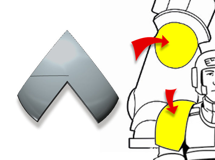 20x Base Support - Tiny Convex Insignias (3mm) 3d printed