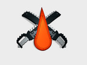 60x Chain Blades - Shoulder Insignia pack 3d printed