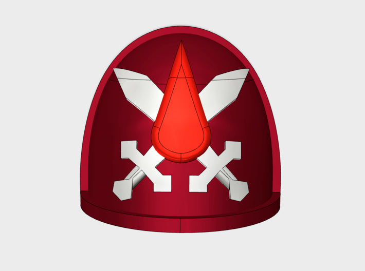 10x Cruor Blades - G:4a Shoulder Pads 3d printed