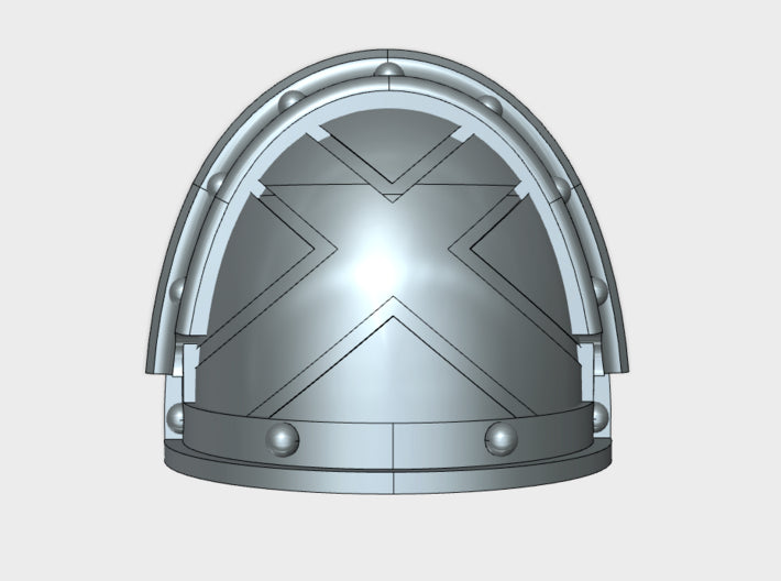 10x Crisscross - G:3a Shoulder Pads 3d printed